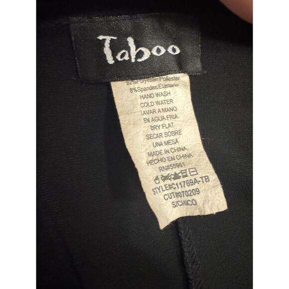 VTG Taboo Babydoll Dress Small Runs Smaller Y2K Whimsigoth Babydoll Stretchy - Picture 6 of 10